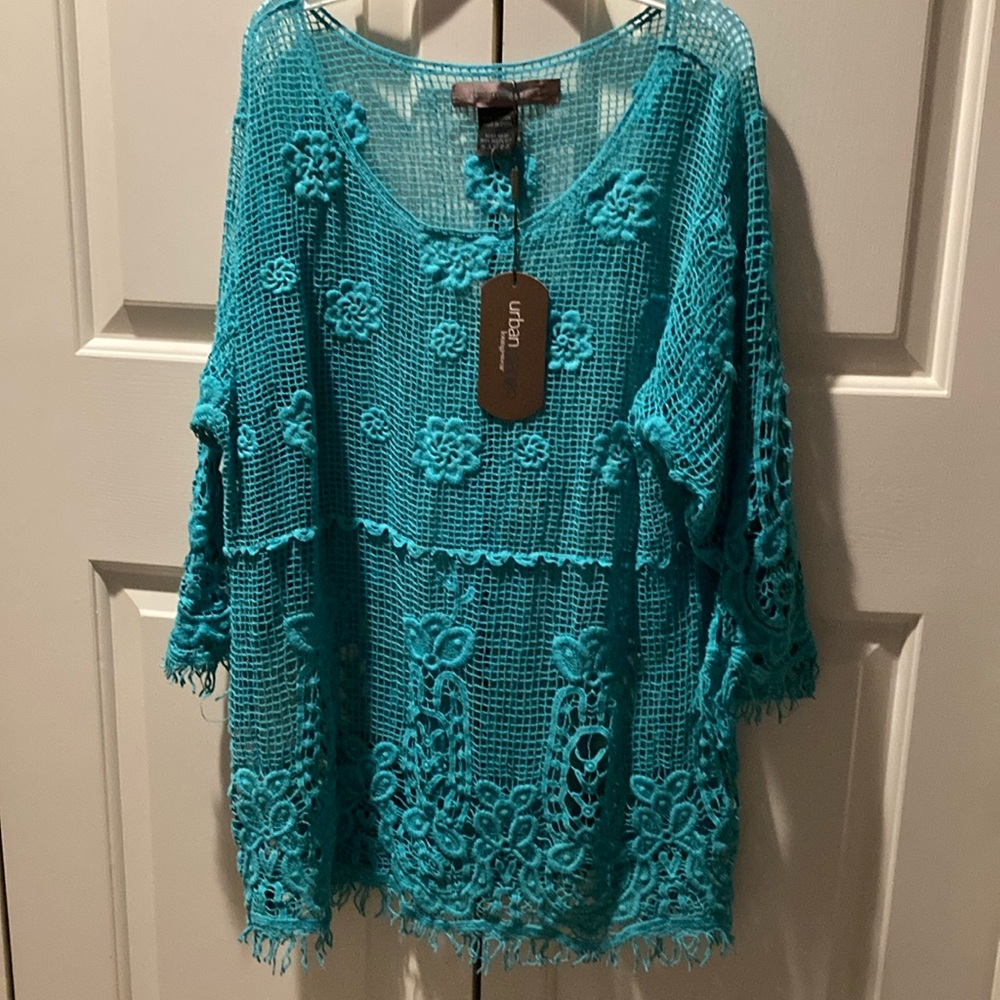 Urban mango loungewear overlay tunic